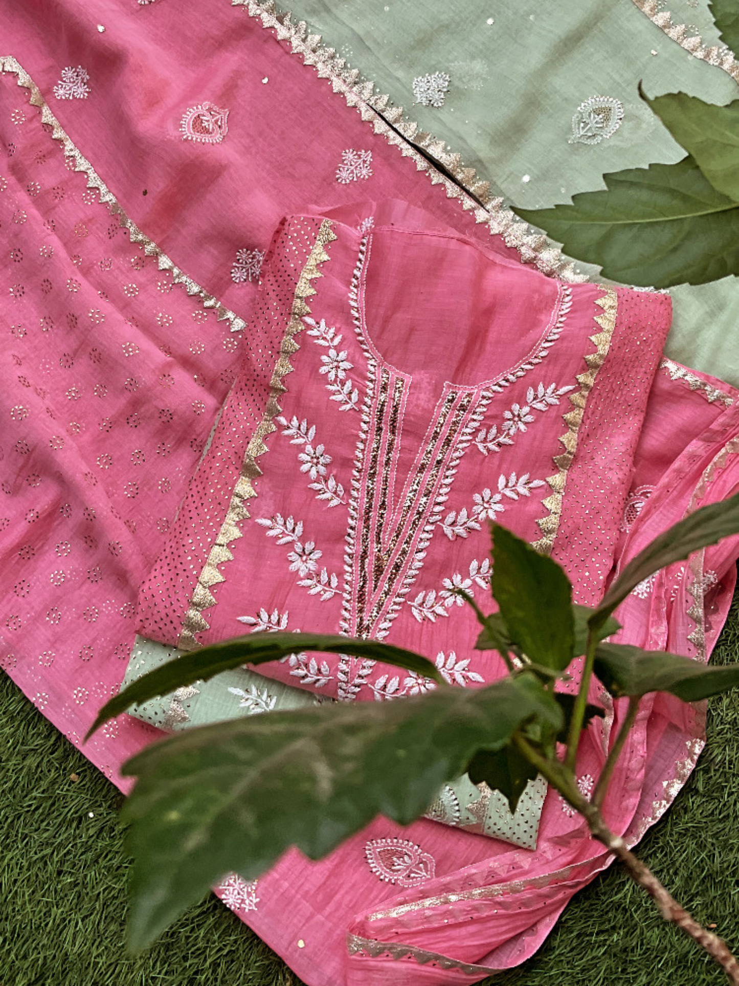 Premium Rich and Classy Mulmul Ensemble
