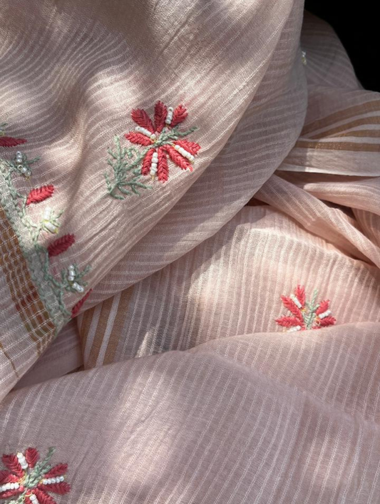 Pure Mulmul Chikankari Ensemble