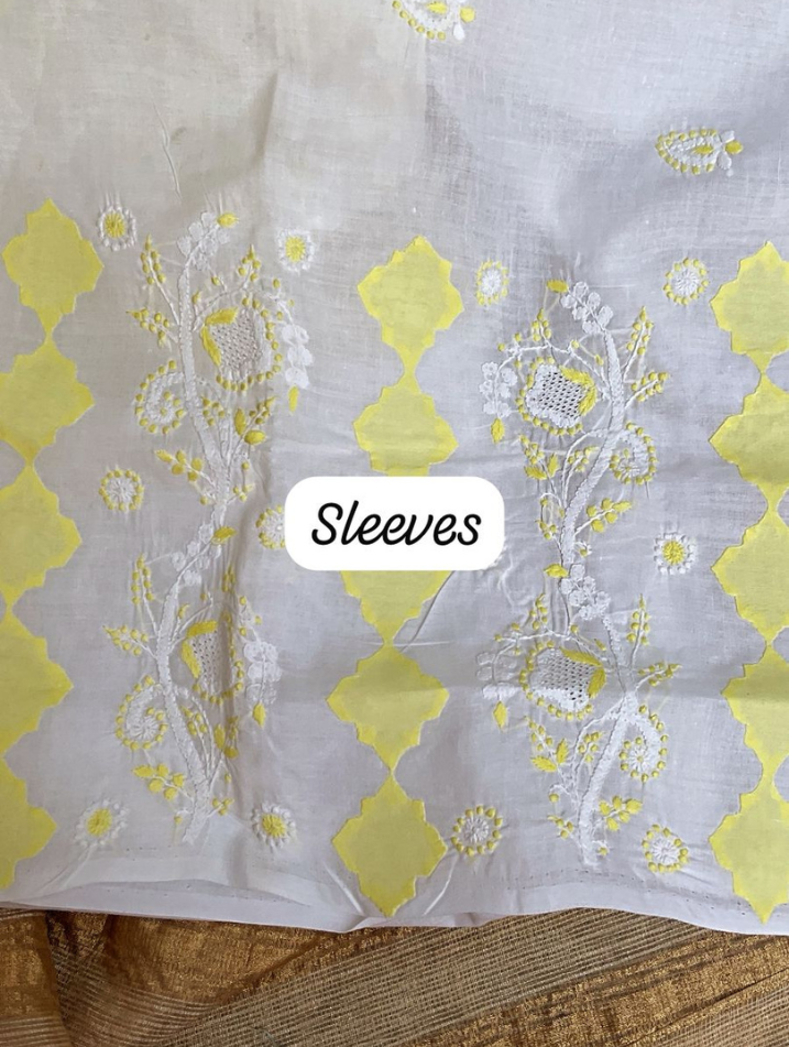 Breezy Cotton Voile Chikankari Set