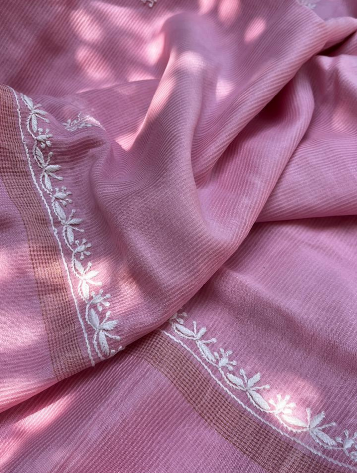 Ensemble Pur Chikankari Maheshwari