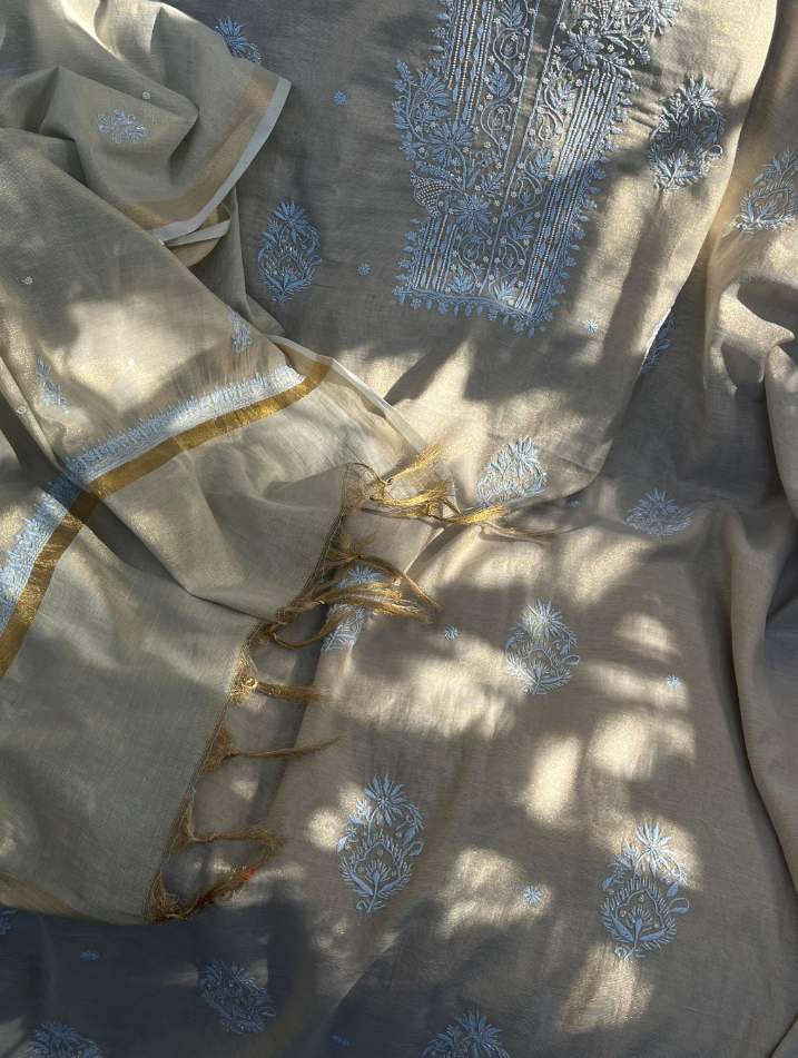 Ensemble Chikankari Lucknowi Exquis