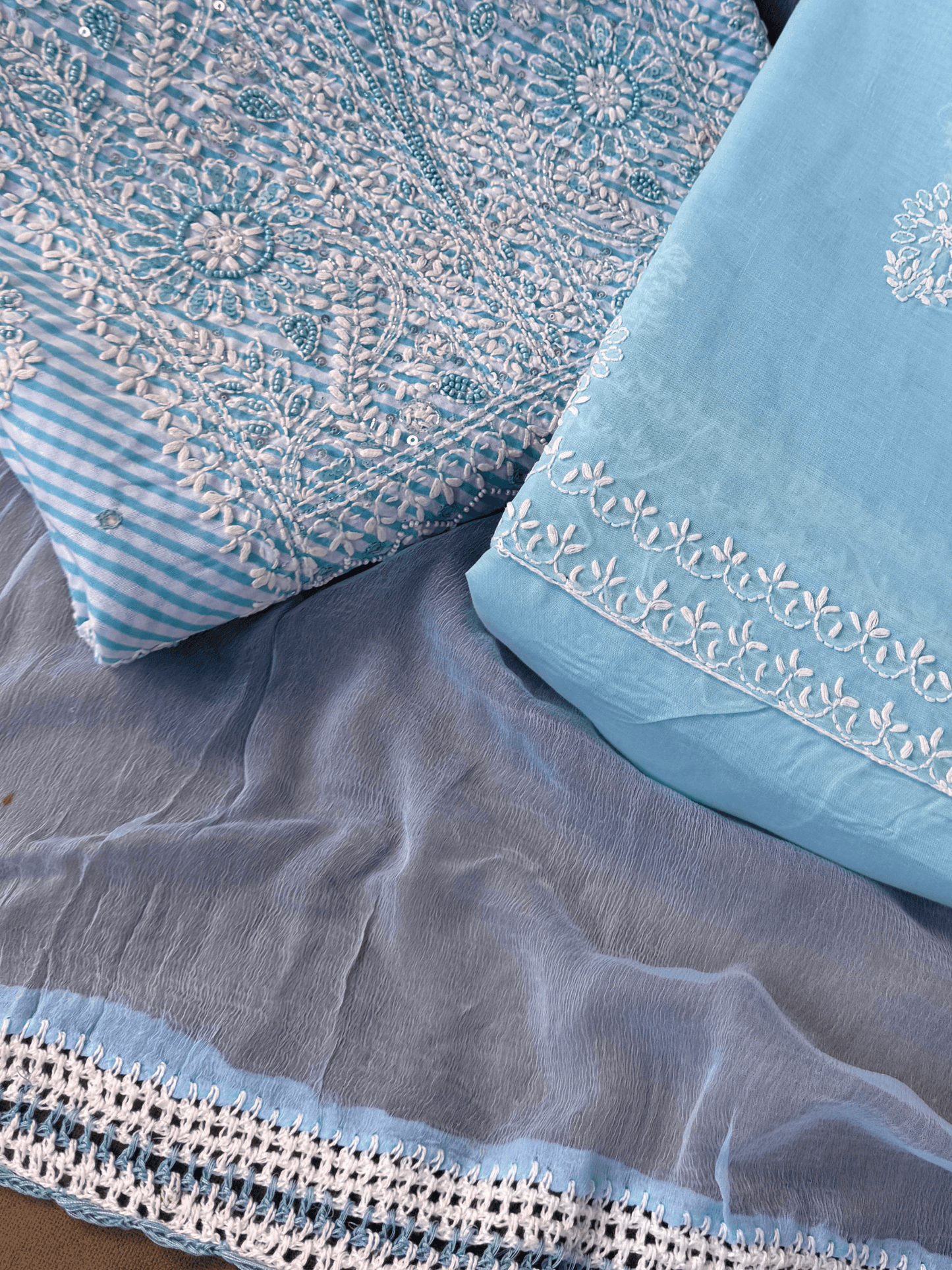 Three Piece Unstitched Suit