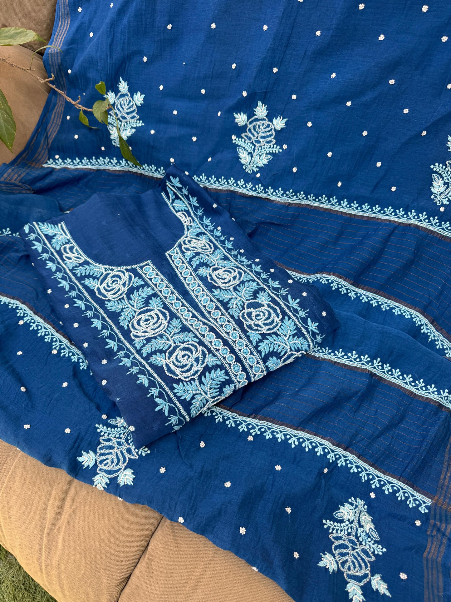 Mulmul kurta and Dupatta On Sale