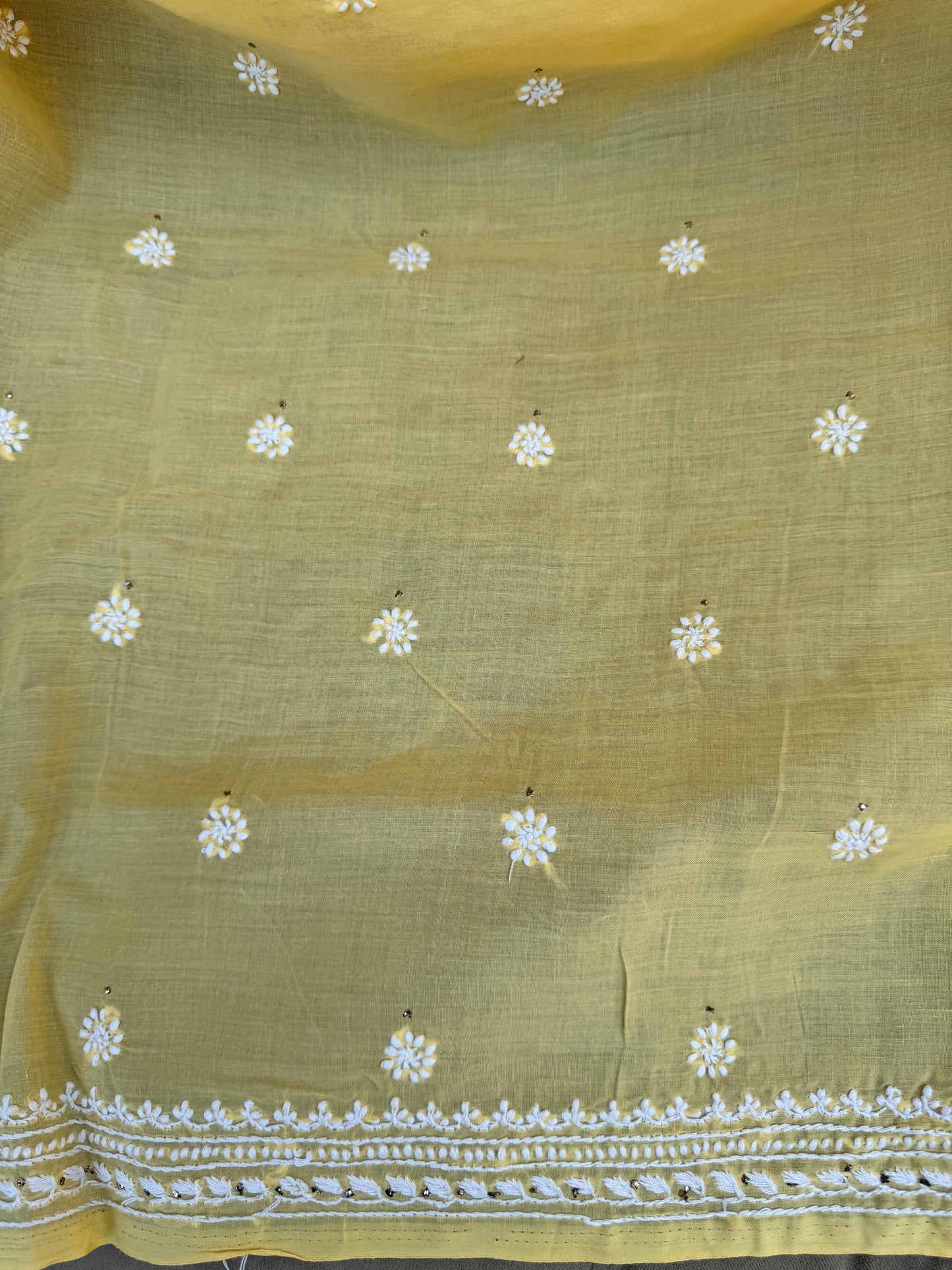 Cotton Kurta with Chikankri work