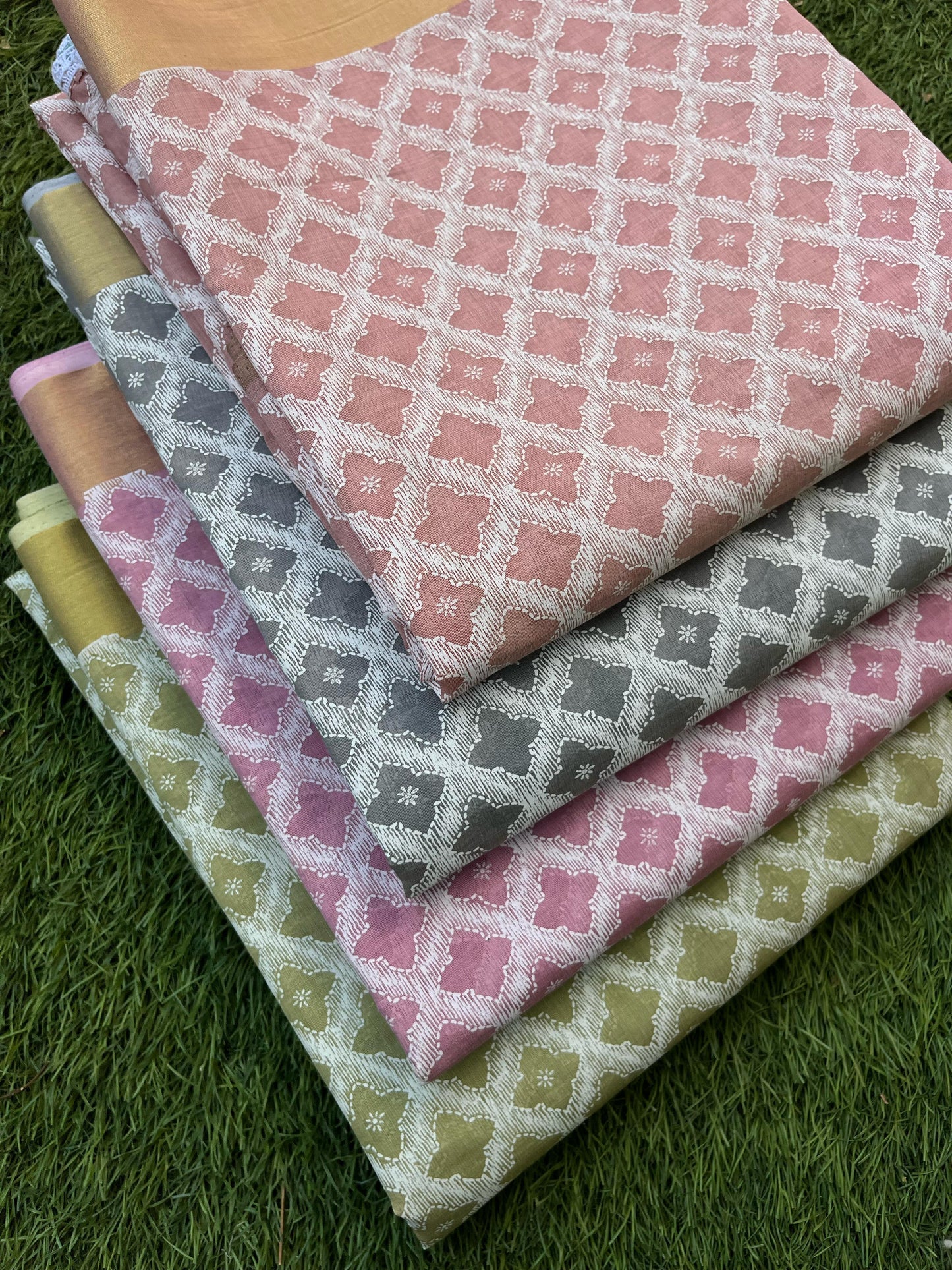 Pure Chanderi Printed Kurta