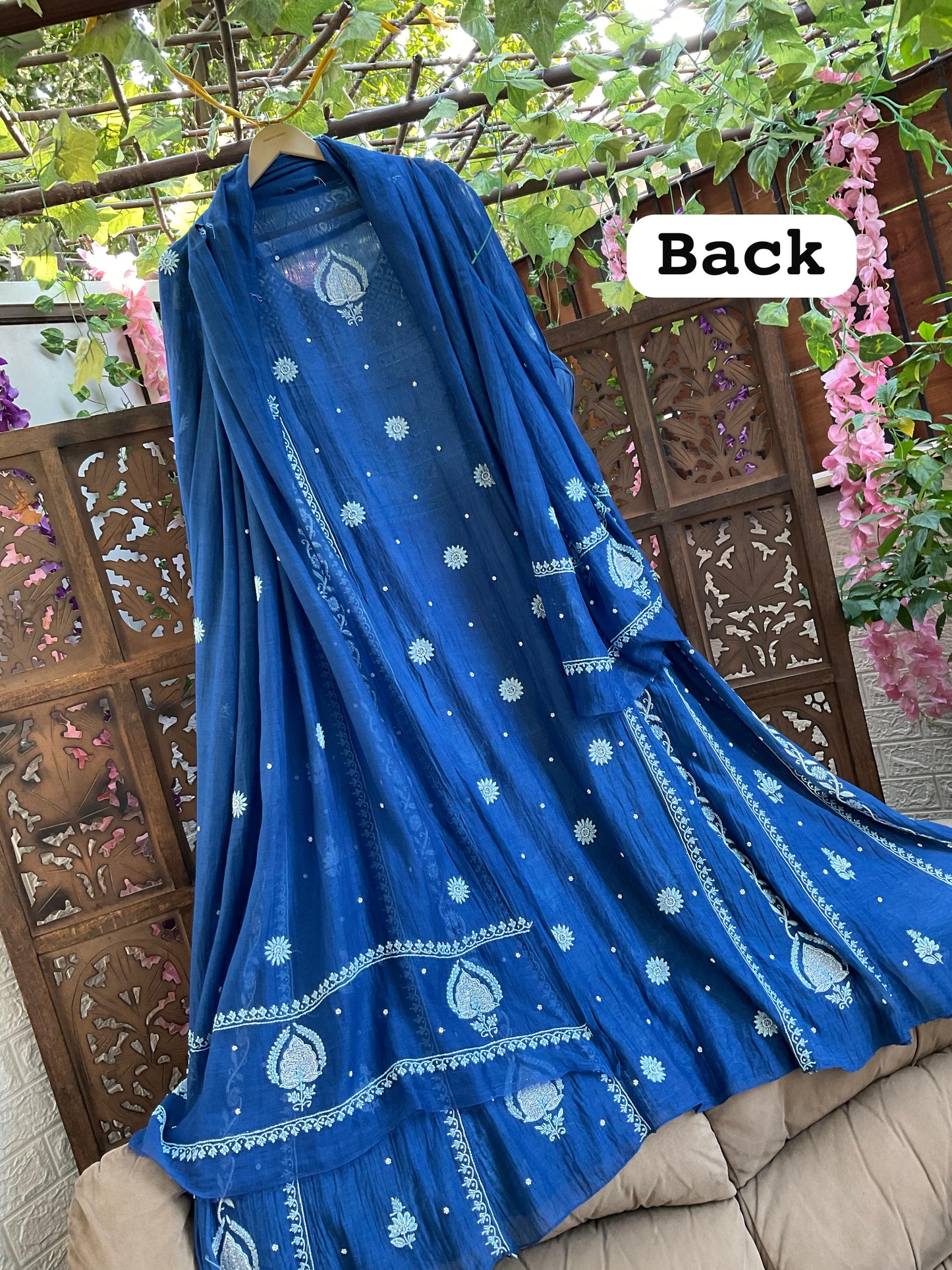 Classy Semi-Stitched Mulmul Anarkali