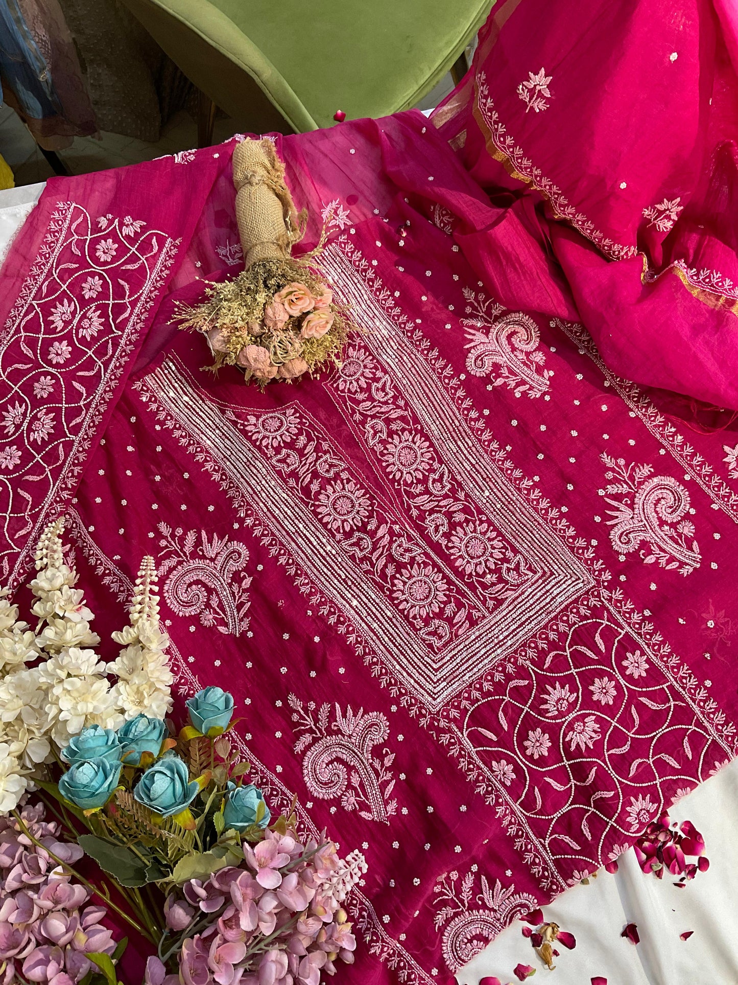 Mulmul Kurta & Dupatta