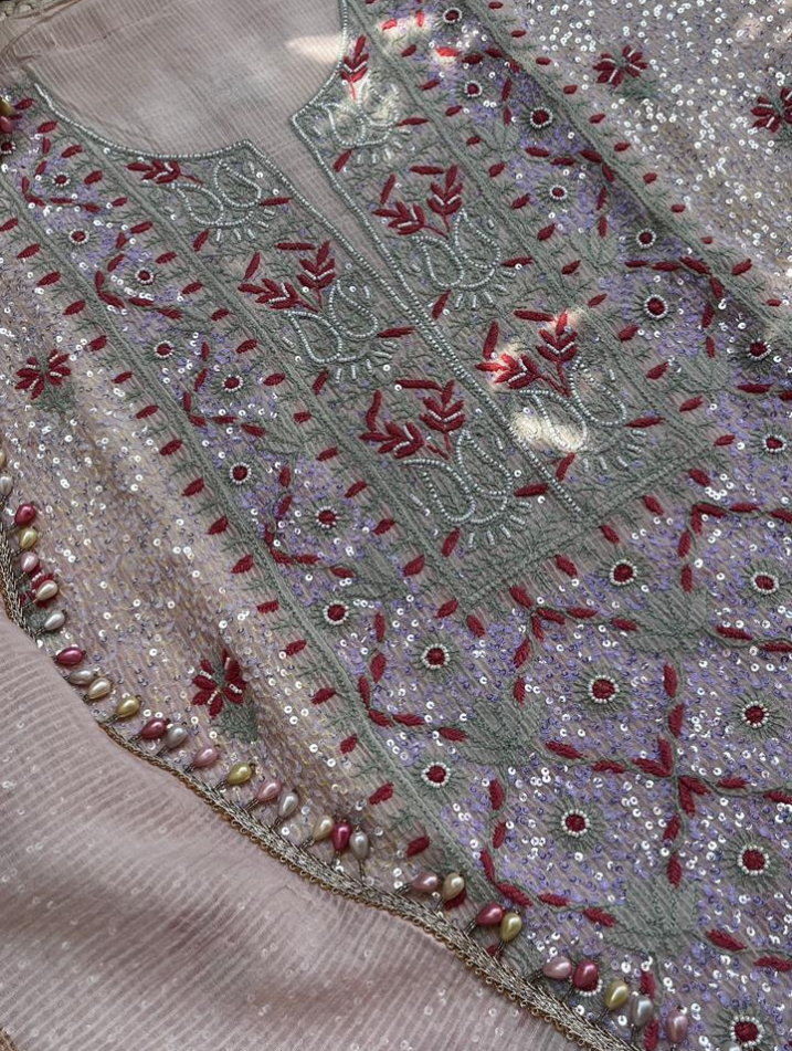 Ensemble Pur Mulmul Chikankari