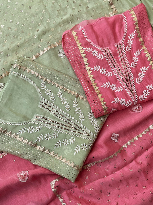 Premium Rich and Classy Mulmul Ensemble