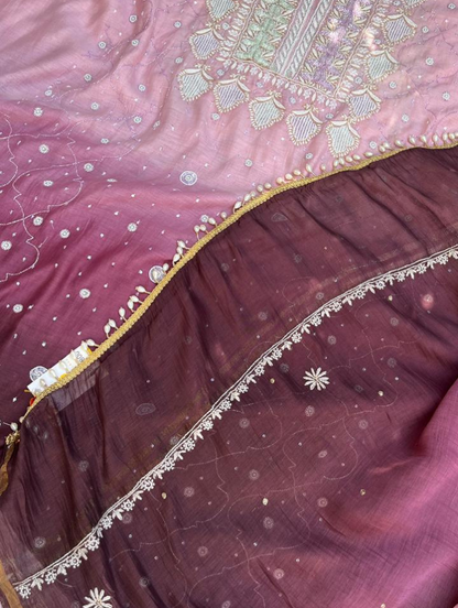 Pure Mulmul Chikankari Ensemble