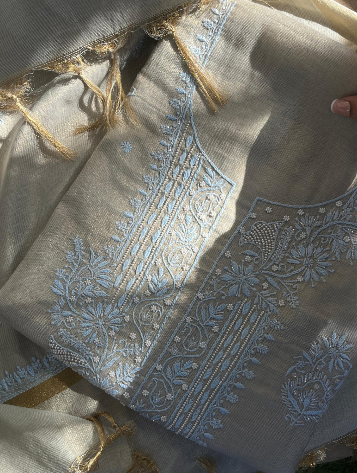 Ensemble Chikankari Lucknowi Exquis