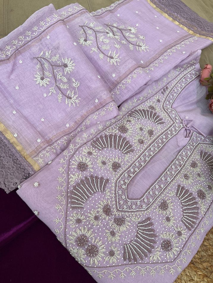 Ensemble Kurta élégant orné de perles