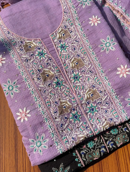Ensemble Kurta Kota non cousu élégant