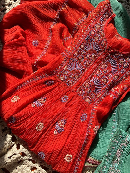 Ensemble Tunique Coupe A Semi-Cousue Élégante