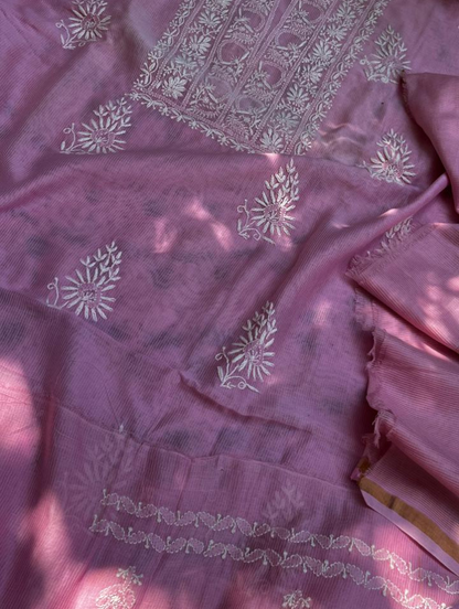 Ensemble Pur Chikankari Maheshwari