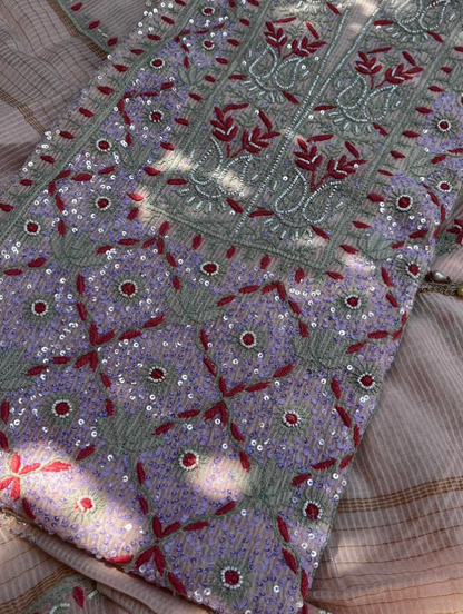 Ensemble Pur Mulmul Chikankari