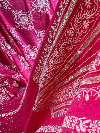 Ensemble Regal Mulmul Chikankari et Mukesh