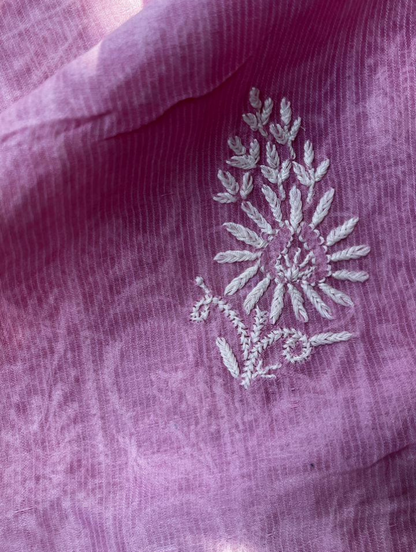 Ensemble Pur Chikankari Maheshwari