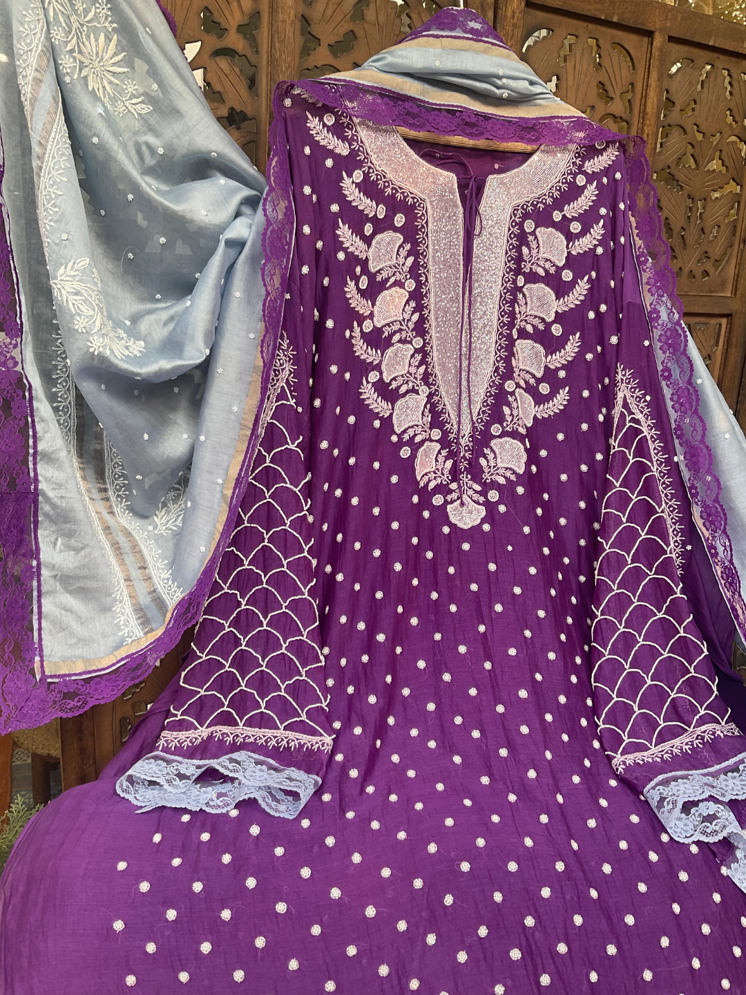 Ensemble Kurta Dupatta en mulmul