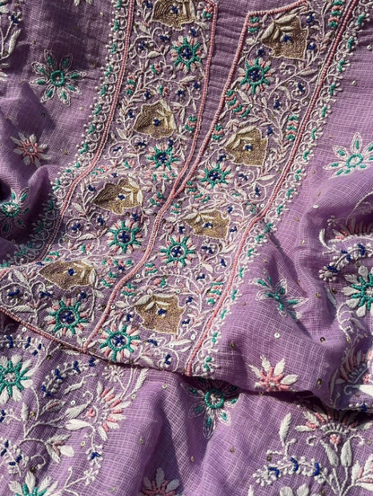Ensemble Kurta Kota non cousu élégant