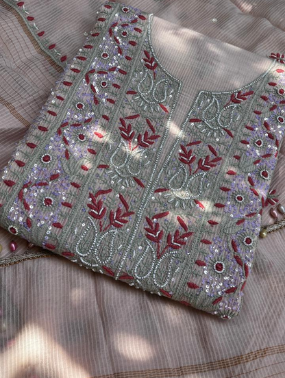 Ensemble Pur Mulmul Chikankari
