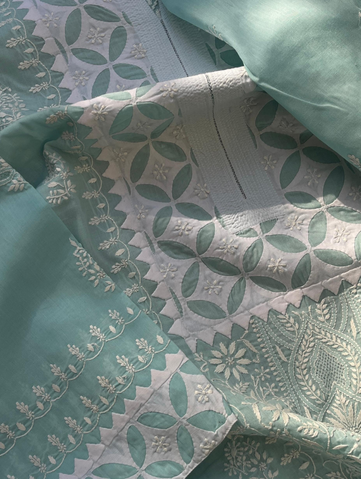 Élégance en voile de coton semi-cousu