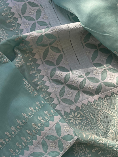 Élégance en voile de coton semi-cousu