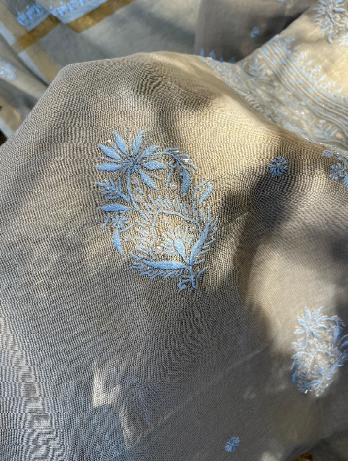 Ensemble Chikankari Lucknowi Exquis