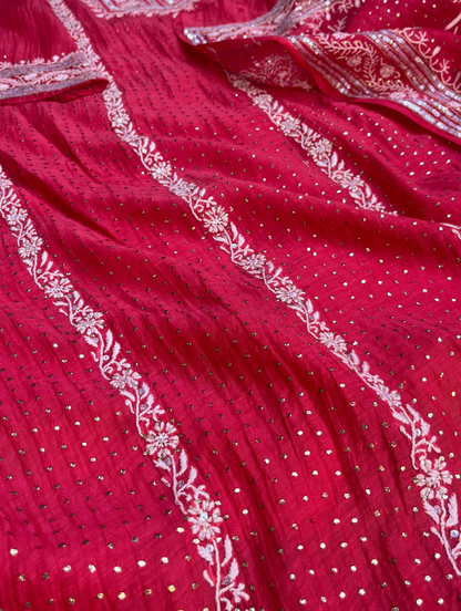 Pure Mulmul Chikankari Ensemble