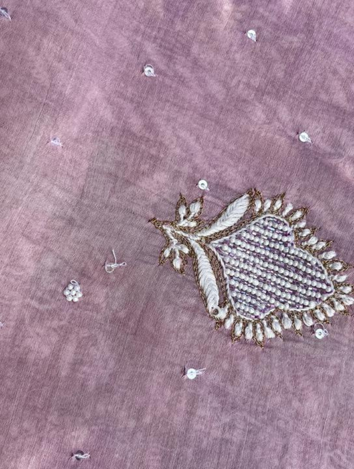 Pure Mulmul Chikankari Ensemble