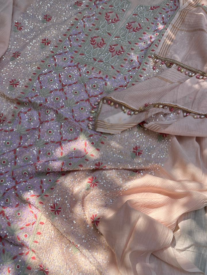 Ensemble Pur Mulmul Chikankari