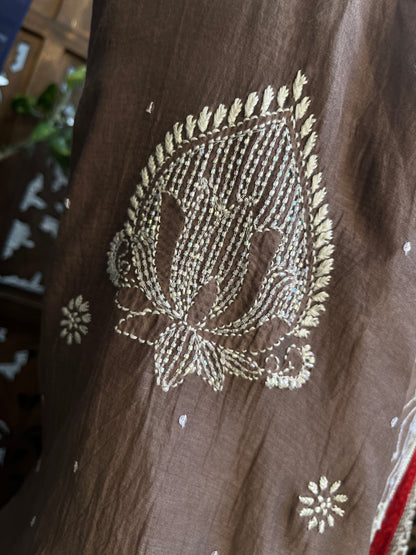 Mulmul Kurta and Dupatta set