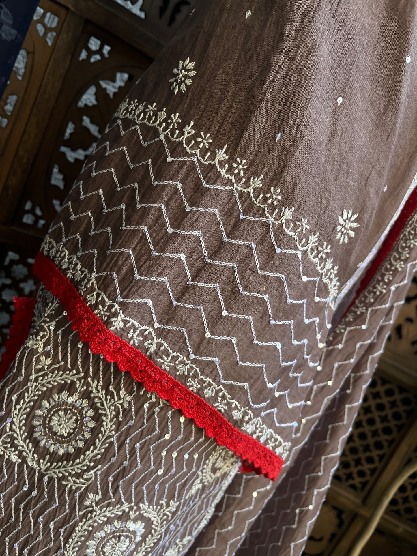 Mulmul Kurta and Dupatta set