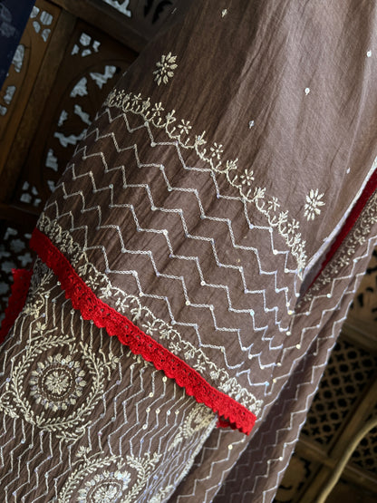 Mulmul Kurta and Dupatta set