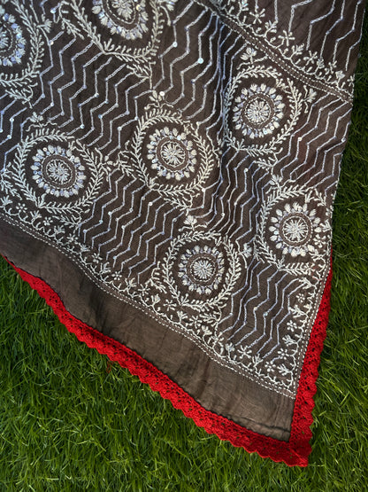 Mulmul Kurta and Dupatta set