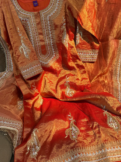 Pure Tissue Kurta Suit Set