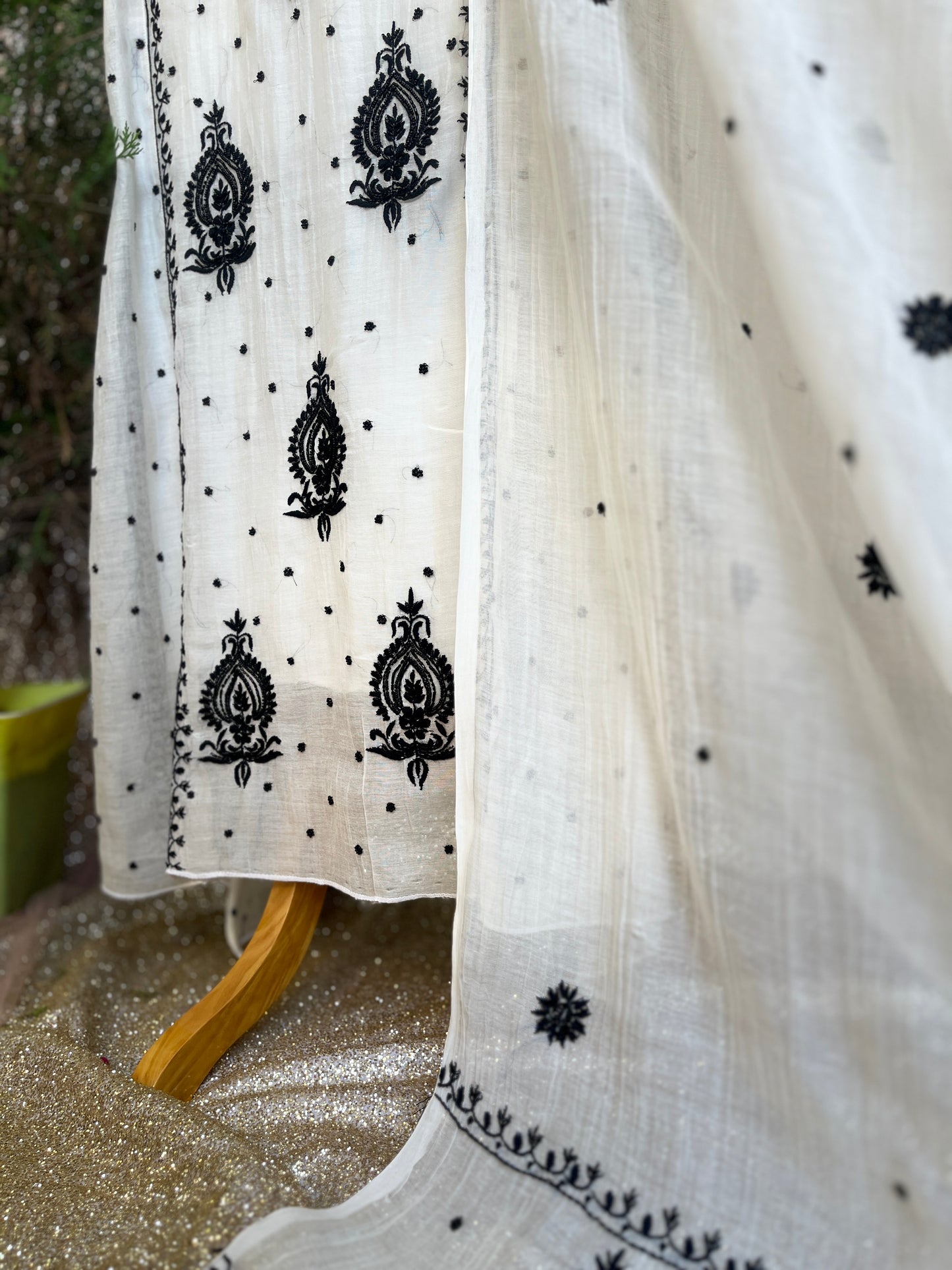 Black Rose Anarkali — Timeless Beauty in Every Thread