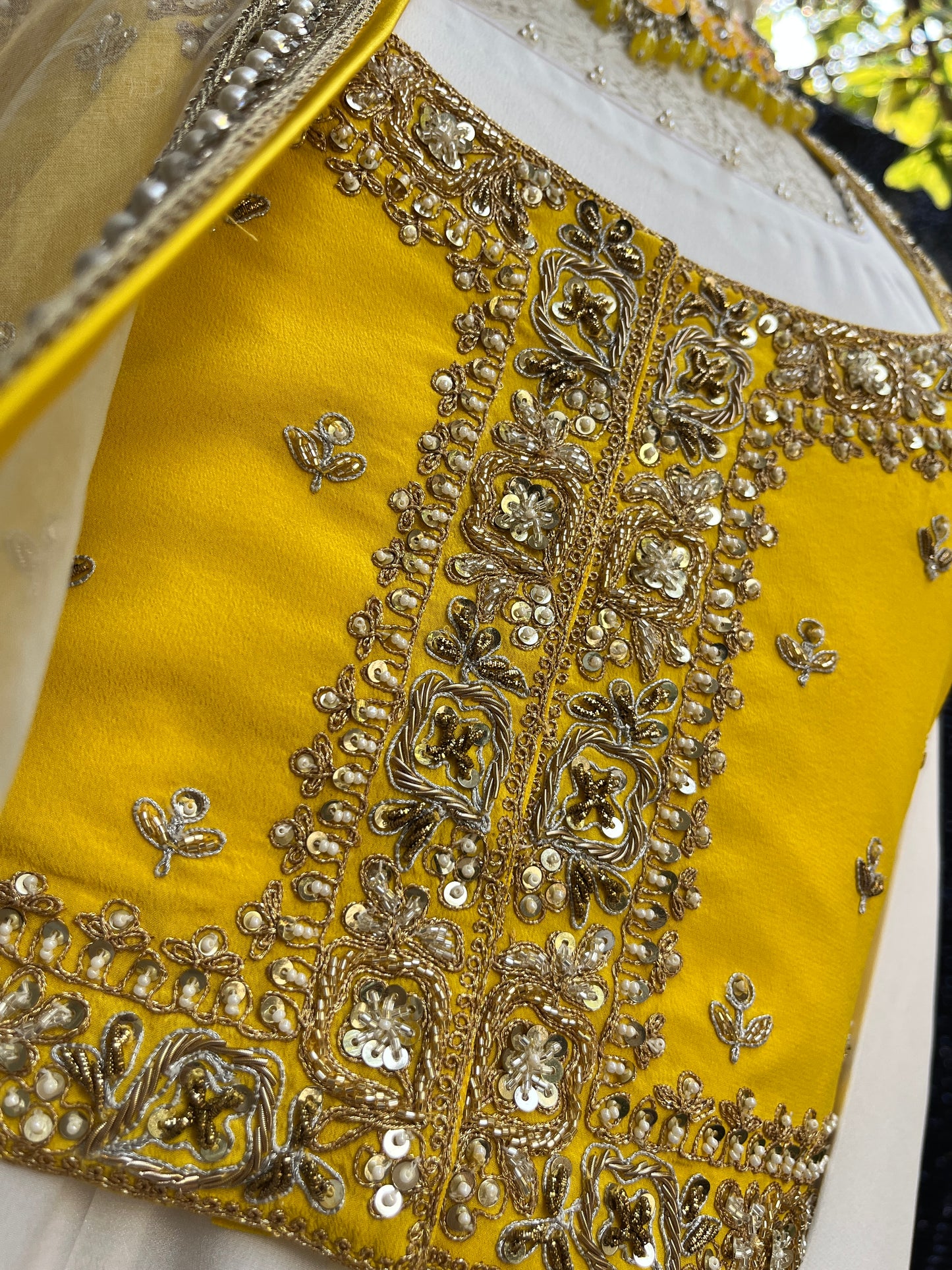 Ivory Glow Anarkali Set