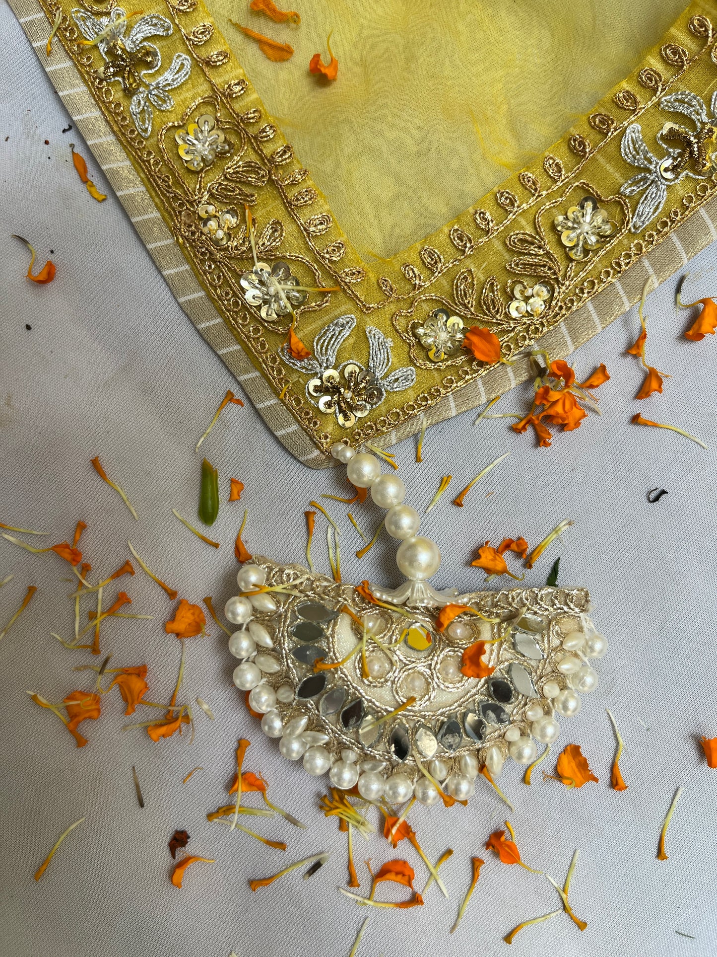 Ivory Glow Anarkali Set