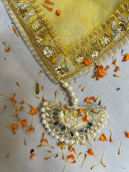 Ivory Glow Anarkali Set