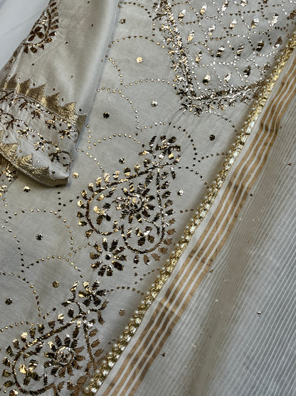 Pure Chanderi Silk Kurta set