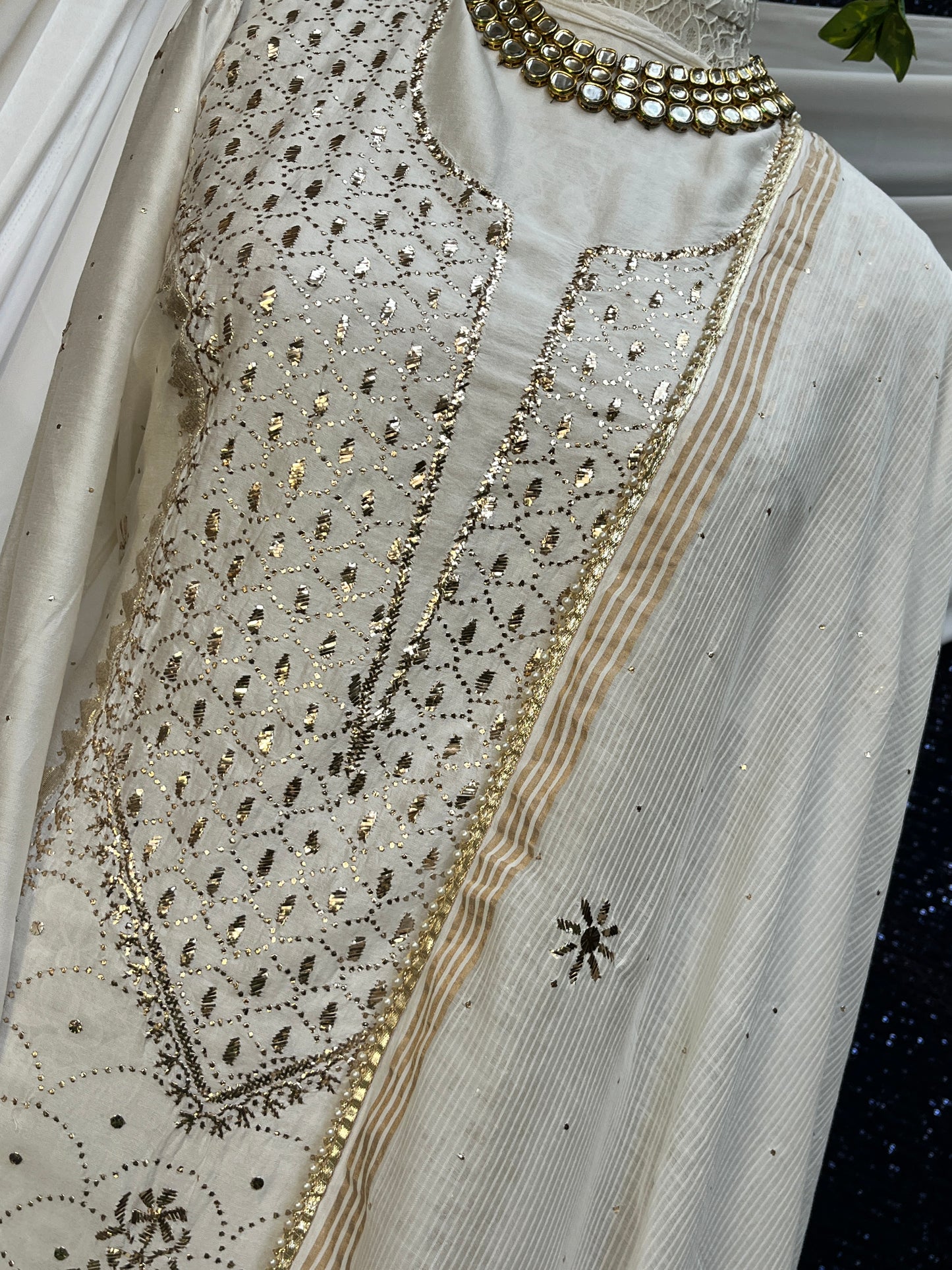 Pure Chanderi Silk Kurta set