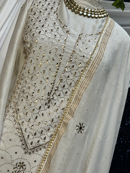 Pure Chanderi Silk Kurta set