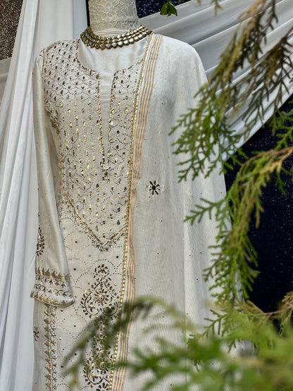 Pure Chanderi Silk Kurta set