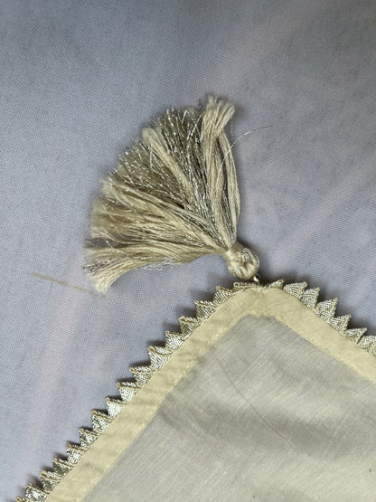 Chanderi silk kurt set with dupatta and pants