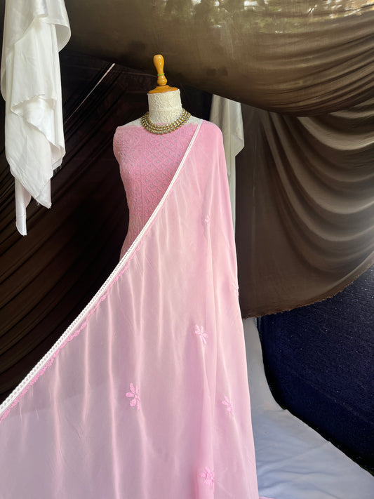 Georgette Straight Kurta Set