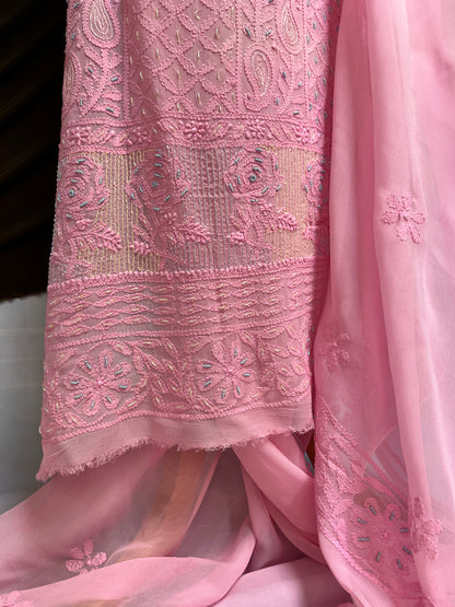 Georgette Straight Kurta Set