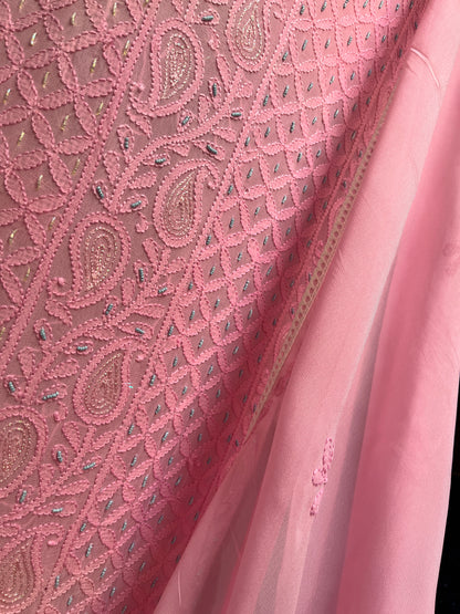 Georgette Straight Kurta Set