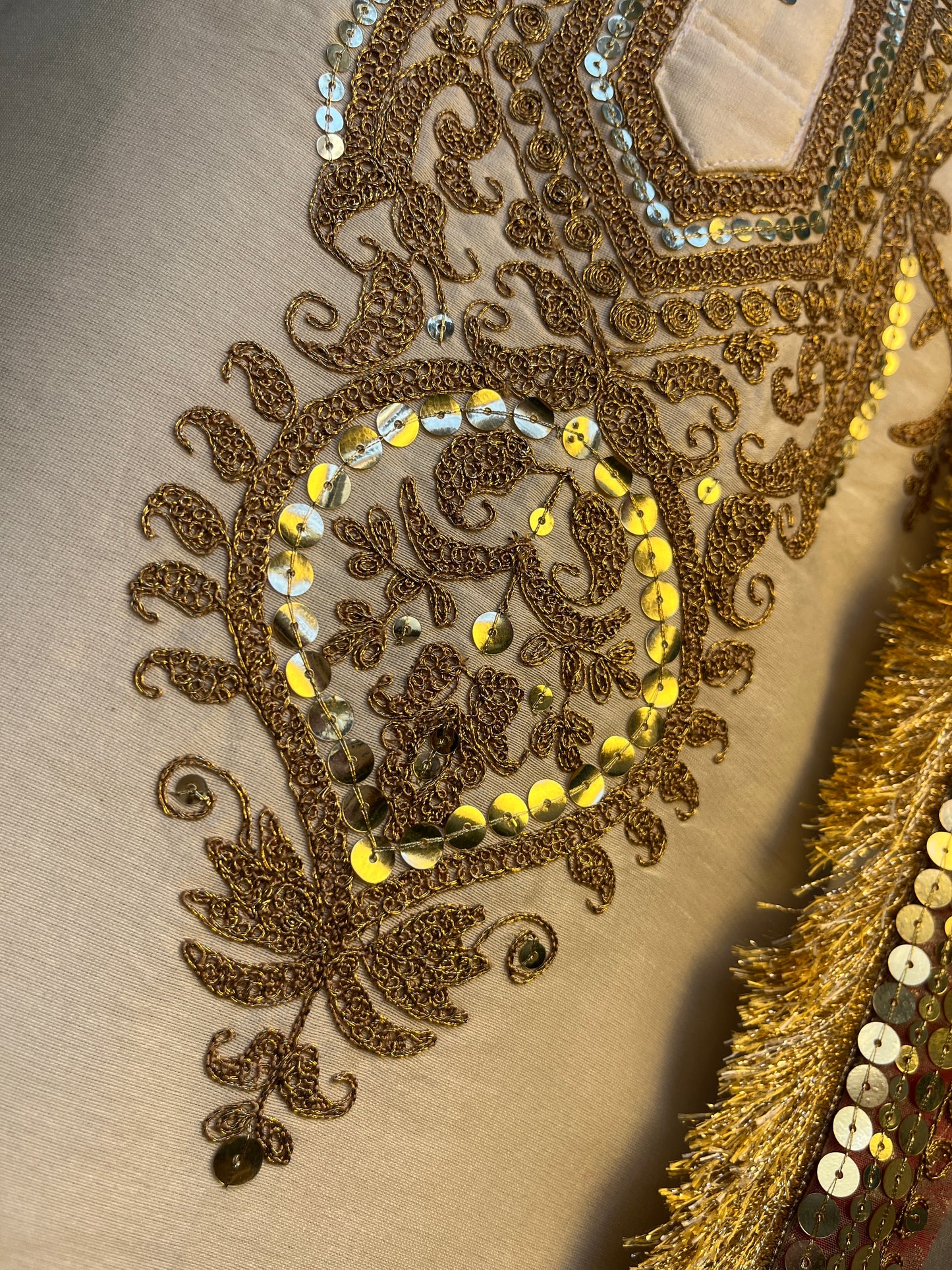 Royal Gold–Ivory Kurta Set with dupatta