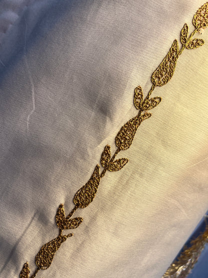Royal Gold–Ivory Kurta Set with dupatta